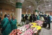 تعویق آیین گل‌آرایی ضریح حرم حضرت معصومه(س) در پی حادثه بندر شهید رجایی