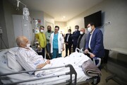 عیادت وزیر ورزش و جوانان از چهره ماندگار بسکتبال ایران