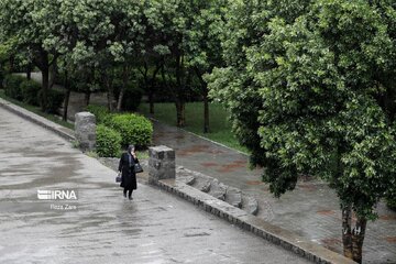 هشدار نارنجی هواشناسی همدان نسبت به رگبار باران و باد شدید