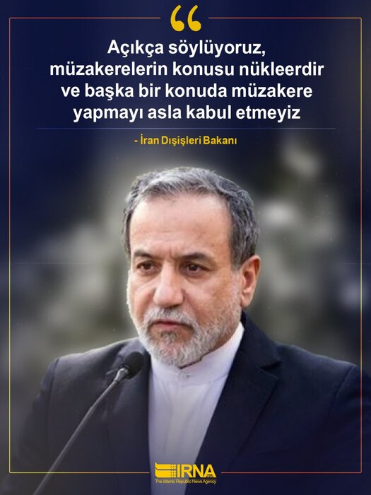 İran Dışişleri Bakanı: Müzakerelerin konusu nükleerdir!