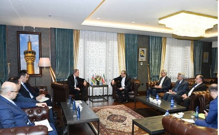 Seyid Abbas Əraqçinin Azərbaycan Respublikasının Xarici İşlər Naziri ilə görüşü