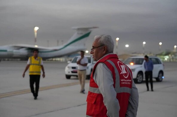 تداوم پروازهای امدادی در فرودگاه بندرعباس