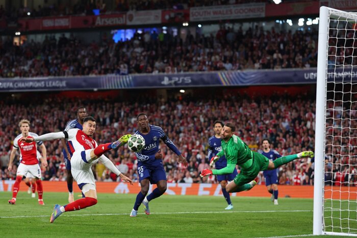 گام بلند پاریسنژرمن برای صعود به فینال؛ رکورد آرسنال در ورزشگاه امارات شکسته شد