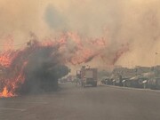 آگ نے مقبوضہ سرزمینوں کو محاصرے میں لے لیا، نتن یاہو کے حکم پر نام نہاد جشن آزادی منسوخ+ ویڈیو