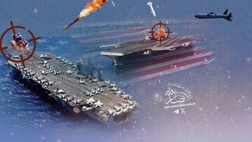نیروهای مسلح یمن ناو هواپیمابر «وینسون» و مناطق عسقلان و یافا را با پهپاد هدف قرار دادند