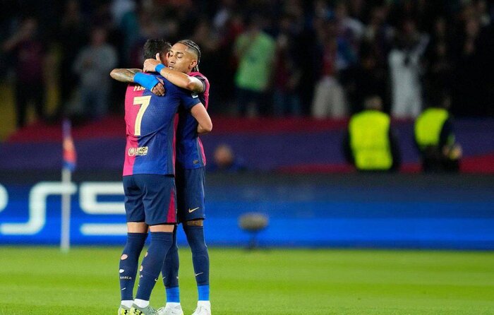 تساوی تماشایی بارسلونا و اینترمیلان؛ نراتزوری با طارمی آبیواناریها را متوقف کرد