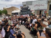 برگزاری مراسم یادبود رانندگان اصفهانی جان‌باخته در حادثه تلخ بندرعباس