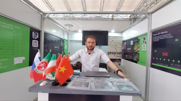 نماینده شرکت روس در نمایشگاه اینوتکس:مسیر یاب  ال بی اس مناسب برای شهرهای هوشمند است