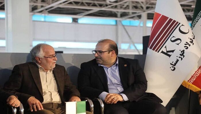 بازدید معاون اقتصادی و سازندگی سپاه پاسداران انقلاب اسلامی از غرفه فولاد خوزستان
