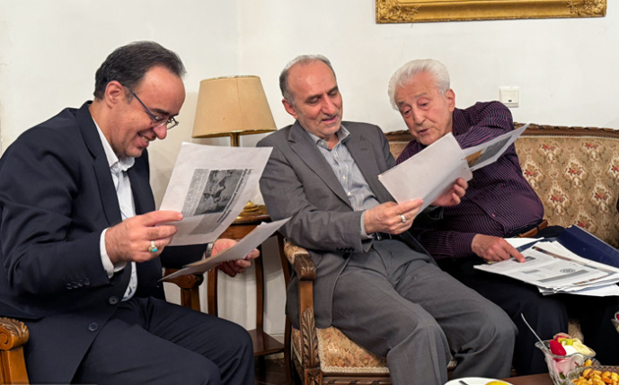 دیدار با استاد علم و عمل؛ سرپرست دانشگاه به دیدار علی اسلامی رفت