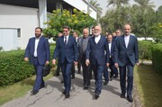 مساعد رئيس السلطة القضائية يلتقي عددا من مسؤولي القضاء العراقيين