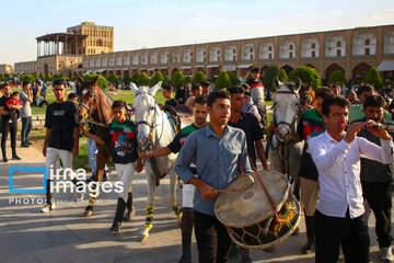 Ispahan : Tournoi du polo (Tchogan)