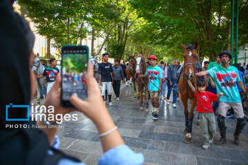 Ispahan : Tournoi du polo (Tchogan)