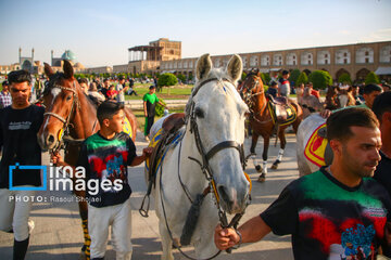 Ispahan : Tournoi du polo (Tchogan)