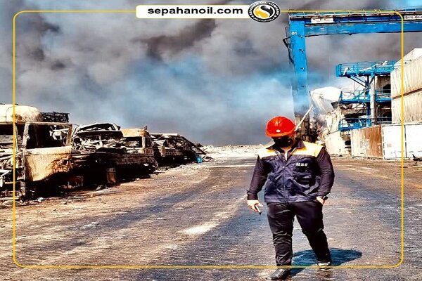 حضور مؤثر شرکت نفت سپاهان در عملیات امدادرسانی بندر شهید رجایی