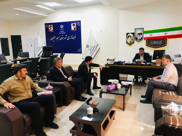 آغاز عملیات روشنایی جاده کمربندی مسجدسلیمان