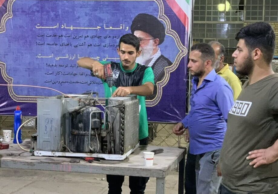 راه‌اندازی بیش از ۲۰ کارگاه تعمیر و سرویس کولر در مناطق کم‌برخوردار خوزستان