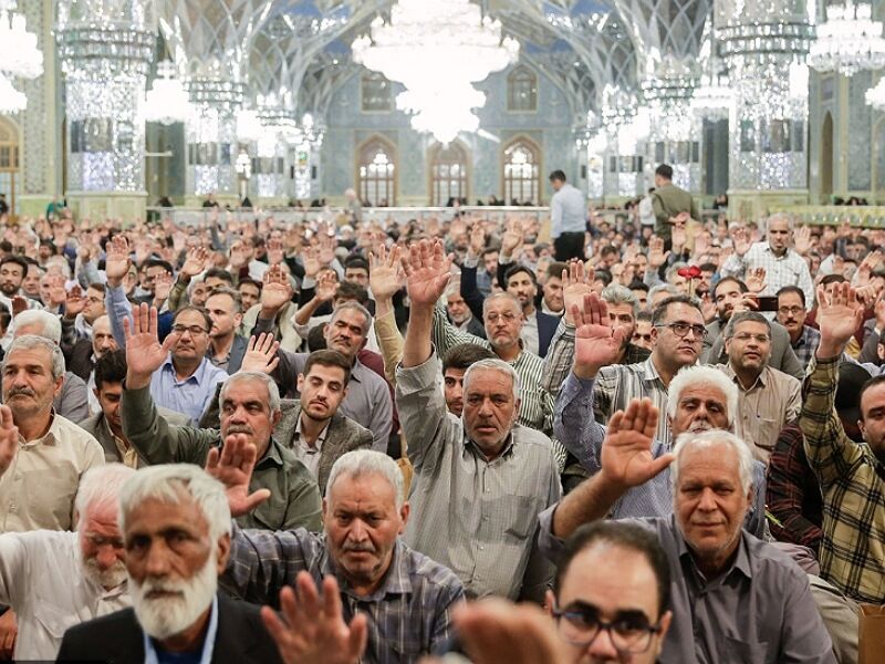 پنج هزار معلم خراسان رضوی در حرم مطهر رضوی اجتماع کردند
