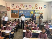 فیلم| تجلیل رییس پلیس راهور استان یزد از معلمان