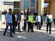 ابرکوه یزد، متبرک به حضور خادمان بارگاه رضوی شد