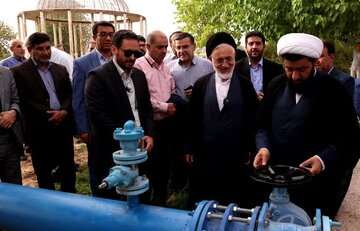 افتتاح یک طرح آبرسانی در گتوند خوزستان پس از هشت سال بلاتکلیفی  