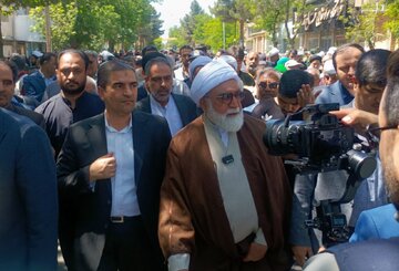 فیلم| استقبال مردمی زادگاه شهید مطهری  از سفر تولیت آستان قدس رضوی