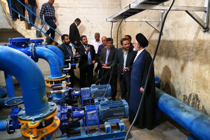 افتتاح یک طرح آبرسانی پس از هشت سال در گتوند