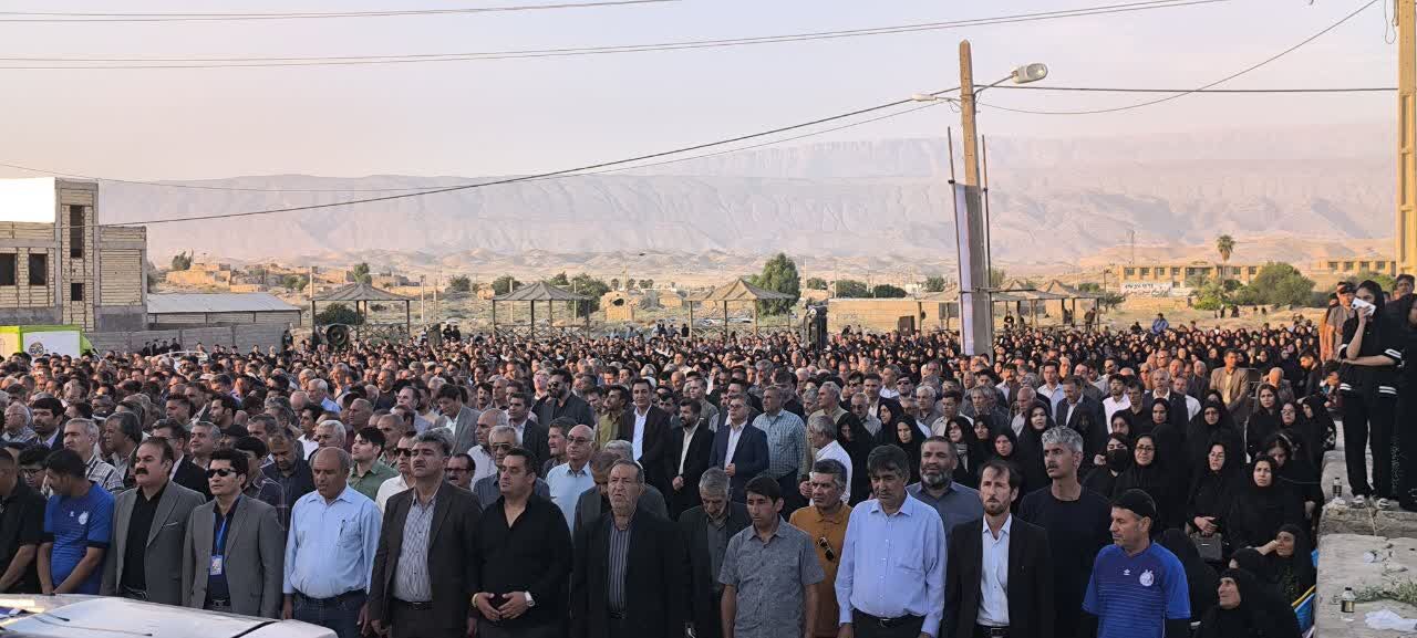 مردم دهدشت در عزای اسطوره فوتبال ؛ تجلی عشق و ارادت به زنده یاد قلندر سخن سنج