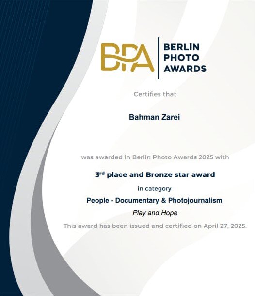 عکاس ایرنا کرمانشاه رتبه سوم جشنواره عکس برلین را کسب کرد