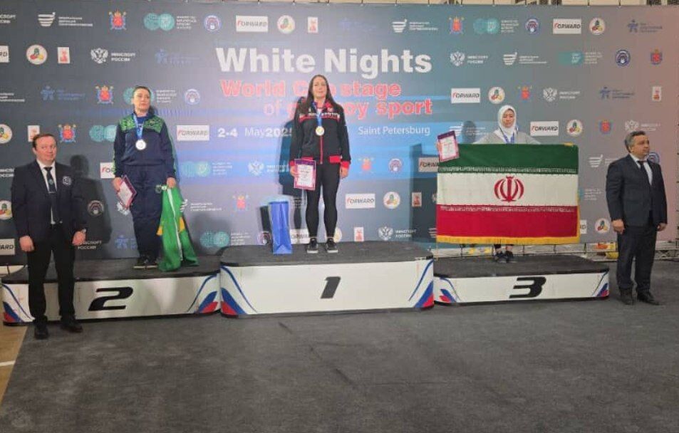 بانوی ملی‌پوش کتل‌بل ایران در کاپ جهانی روسیه برنز گرفت