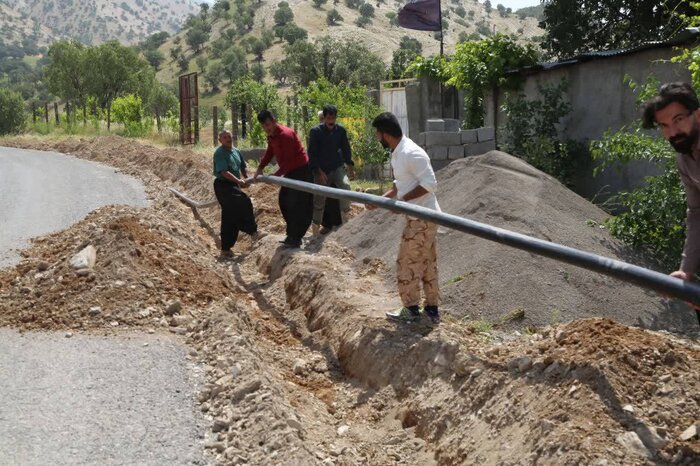 مشکل آب آشامیدنی سه روستای ملکشاهی ایلام رفع شد