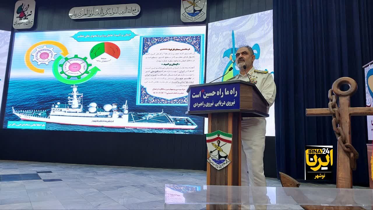 فرمانده نیروی دریایی ارتش: قدرت نظامی ایران در تراز جهانی است