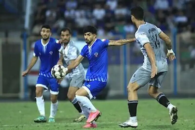 تیم فوتبال داماش در رشت مغلوب شهرداری نوشهر شد