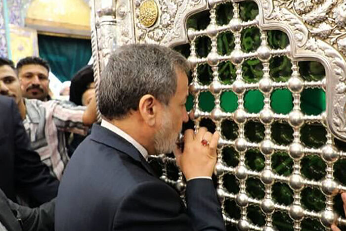 تشرف وزیر امورخارجه به زیارت حرم حضرت فاطمه معصومه(س)