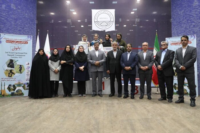 "فرشته اقتداری" قهرمان اسکواش زنان ایران در یزدکاپ شد