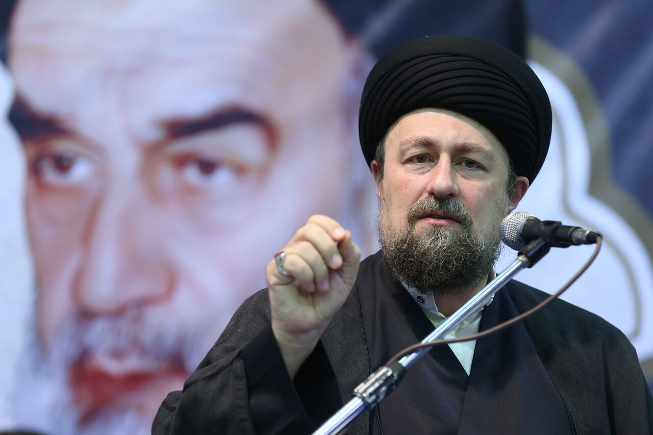 سید حسن خمینی : جمهوری اسلامی ایران در شرایط کنونی با مبنایی عقلانی تصمیم به مذاکره گرفت