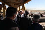 بازدید استاندار تهران از بندر خشک آپرین در اسلامشهر+فیلم