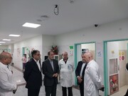 حضور معاون وزیر کشور در بیمارستان کودکان «مردانی‌آذر» تبریز