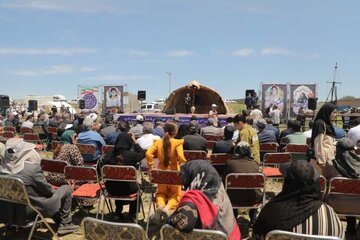 سومین جشنواره بین‌المللی کوچ عشایر شاهسون در جعفرآباد مغان آغاز شد