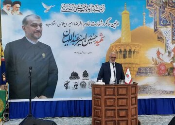 دبیرکل کنفرانس بین‌المللی حمایت از انتفاضه: شهید امیرعبداللهیان زبان گویای مقاومت بود