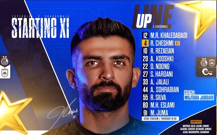 ترکیب استقلال مقابل چادرملو مشخص شد