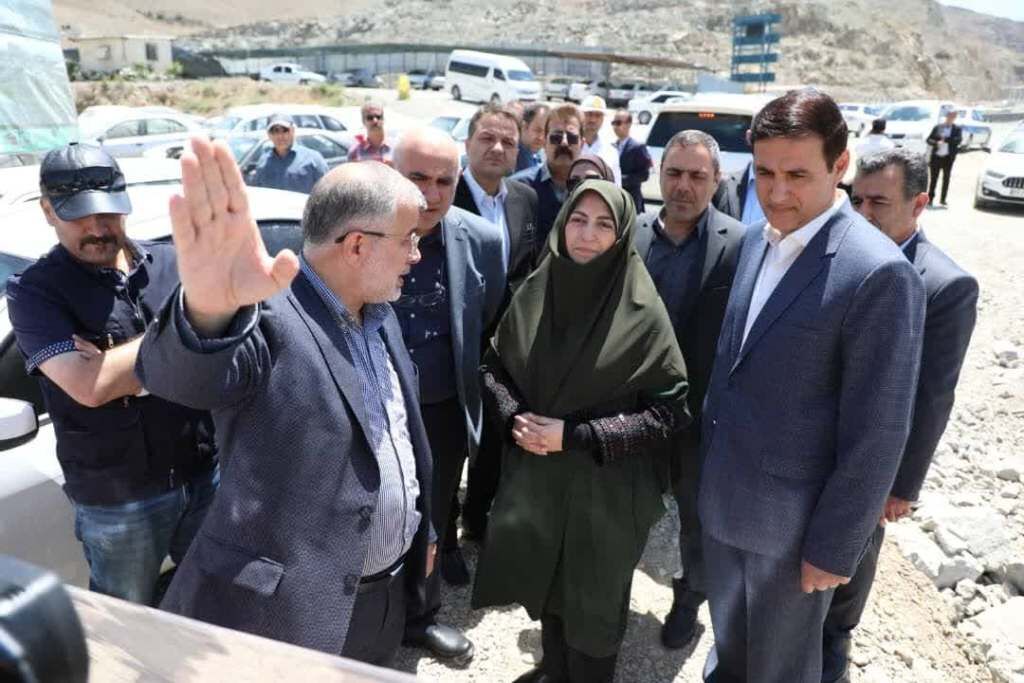 بازدید معاون رییس جمهور از پروژه آزادراه شهید سلیمانی در کرج