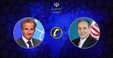 Araghchi évoque les dernières mises à jour concernant les négociations entre l’Iran et les États-Unis lors d’un entretien téléphonique avec Grossi