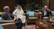 IRNA’s CEO meets founder of Al Jazeera Media Group in Doha