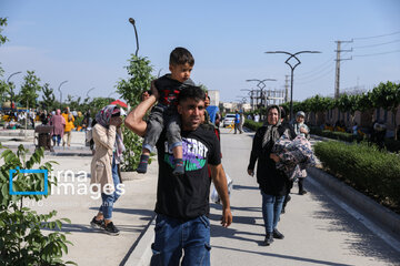 Les habitants de Qazvin célèbrent la fête du 50e jour de l’année