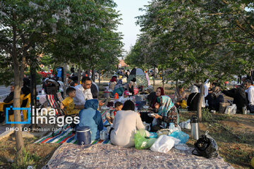 Les habitants de Qazvin célèbrent la fête du 50e jour de l’année