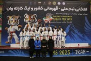 نفرات برتر مسابقات کاراته قهرمانی کشور (دختران) در اردبیل معرفی شدند