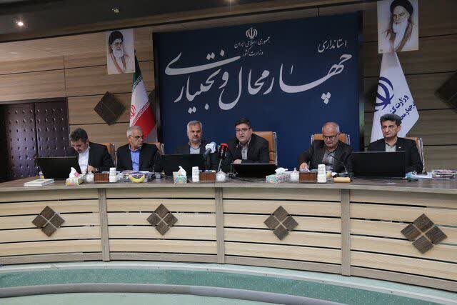 تمام آنچه استاندار چهارمحال و بختیاری در نشست خبری اعلام کرد
