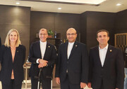 رئيس اللجنة الأولمبية الإيرانية يلتقي رئيسة الجنة الأولمبية الدولية