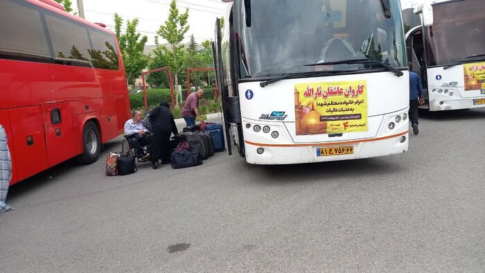 اعزام کاروان خانواده های معزز شهدا و جانبازان پردیس به کربلای معلی